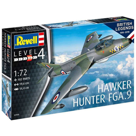 Revell of Germany 1/72 Scale Hawker Hunter FGA.9-Revell-ModelCars.com