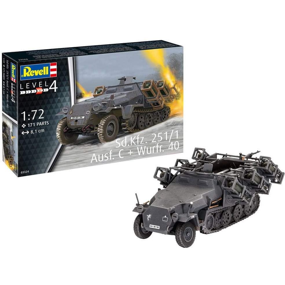 Revell of Germany 1/72 Scale Sd.Kfz.251/1 Ausf.C with Wurfr 40 - Revell - ModelCars.com