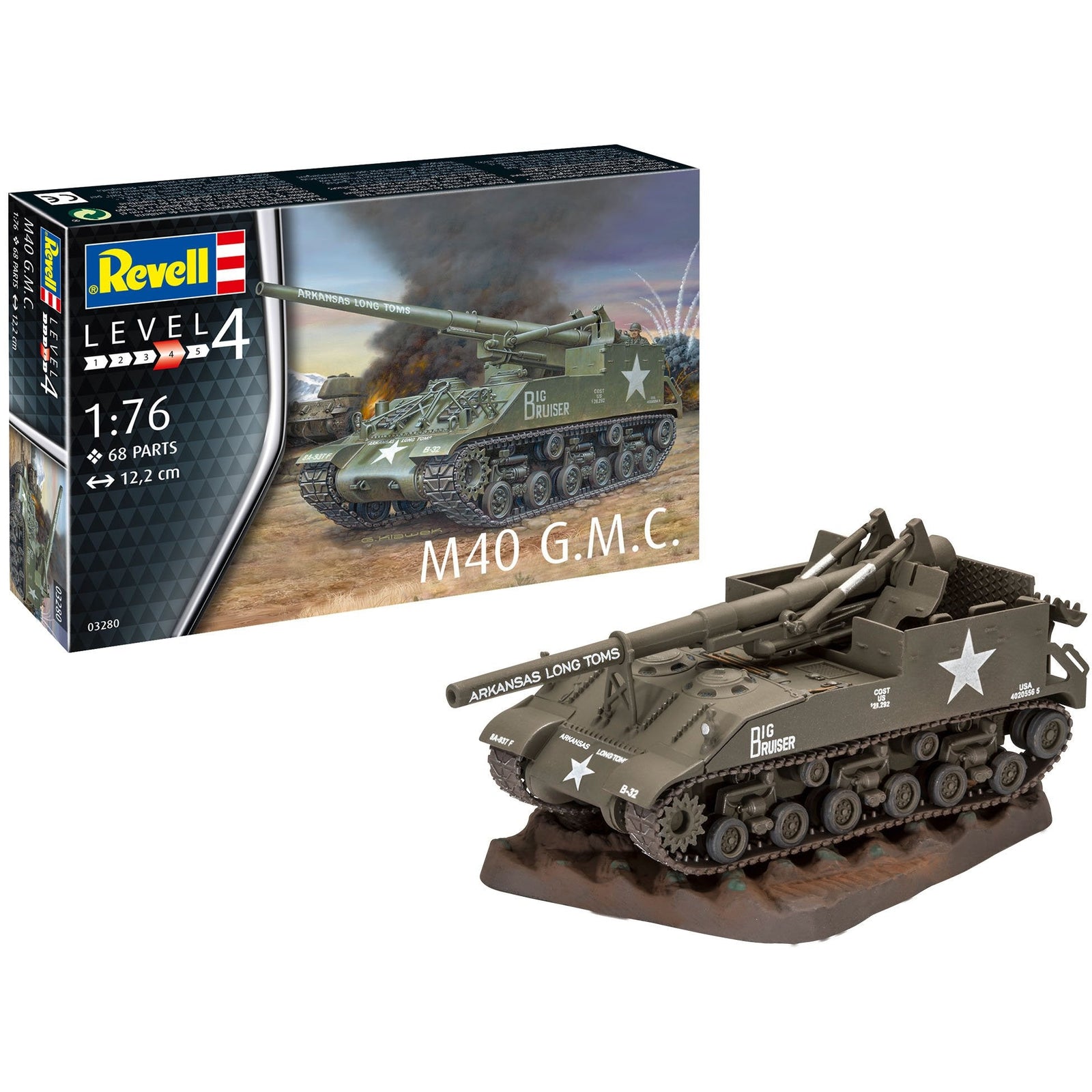 Revell of Germany 1/76 M40 G.M.C - Revell - ModelCars.com
