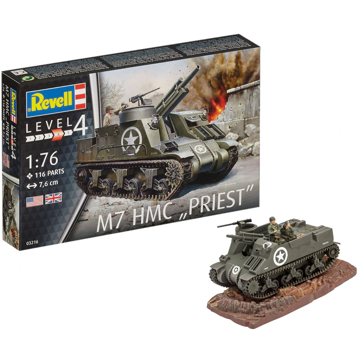 Revell of Germany 1/76 M7 HMC "Priest" - Revell - ModelCars.com
