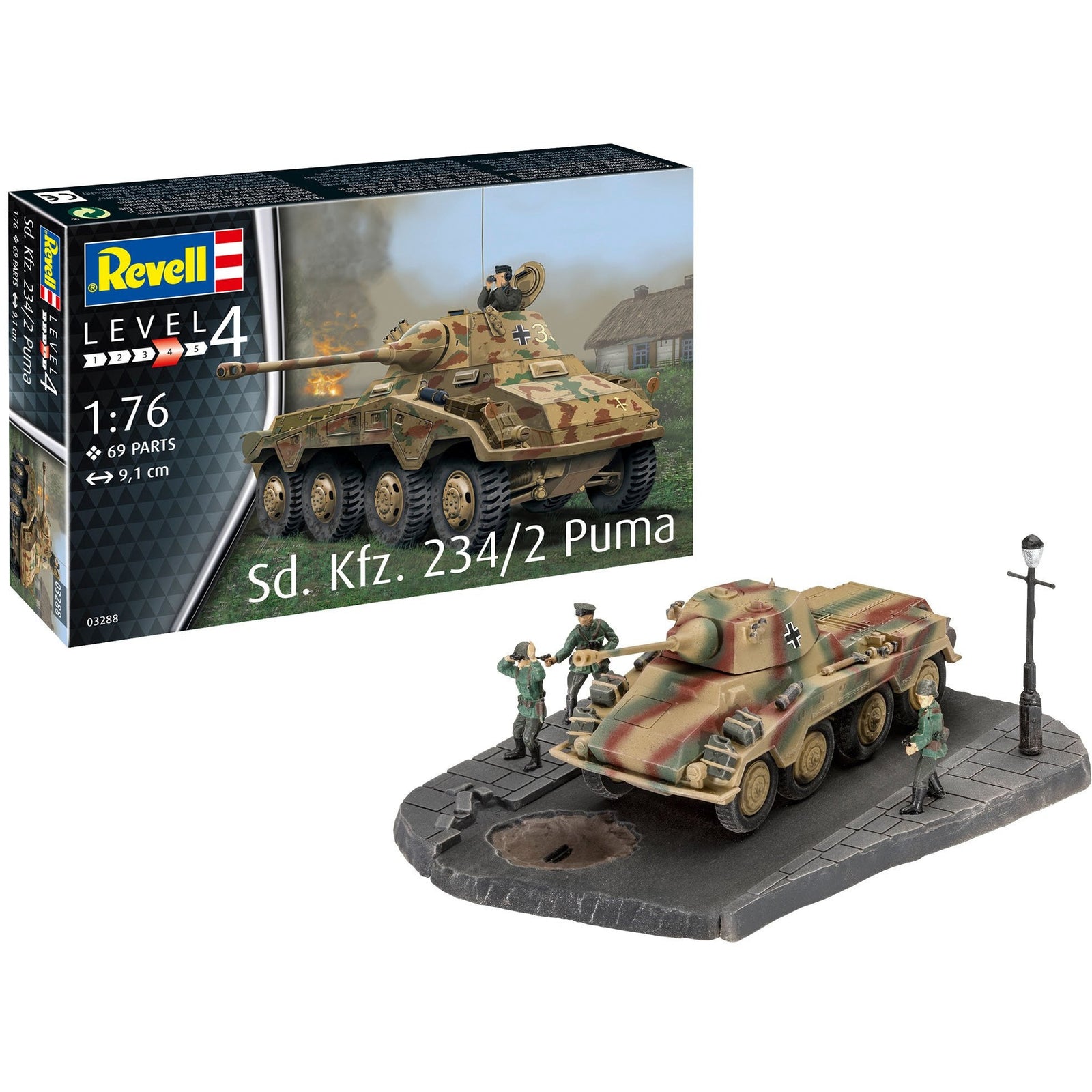 Revell of Germany 1/76 Sd.Kfz. 234/2 Puma - Revell - ModelCars.com