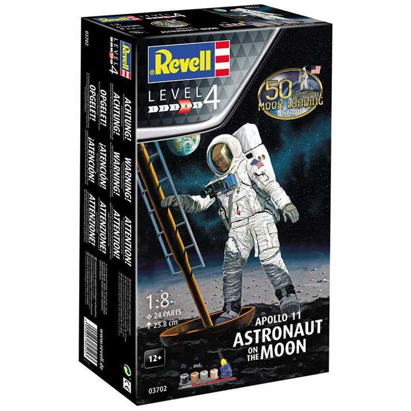Revell of Germany 1/8 Apollo 11 Astronaut on the Moon 50th Anniversary Moon Landing-Revell-ModelCars.com