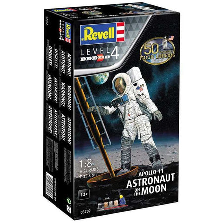 Revell of Germany 1/8 Apollo 11 Astronaut on the Moon 50th Anniversary Moon Landing-Revell-ModelCars.com