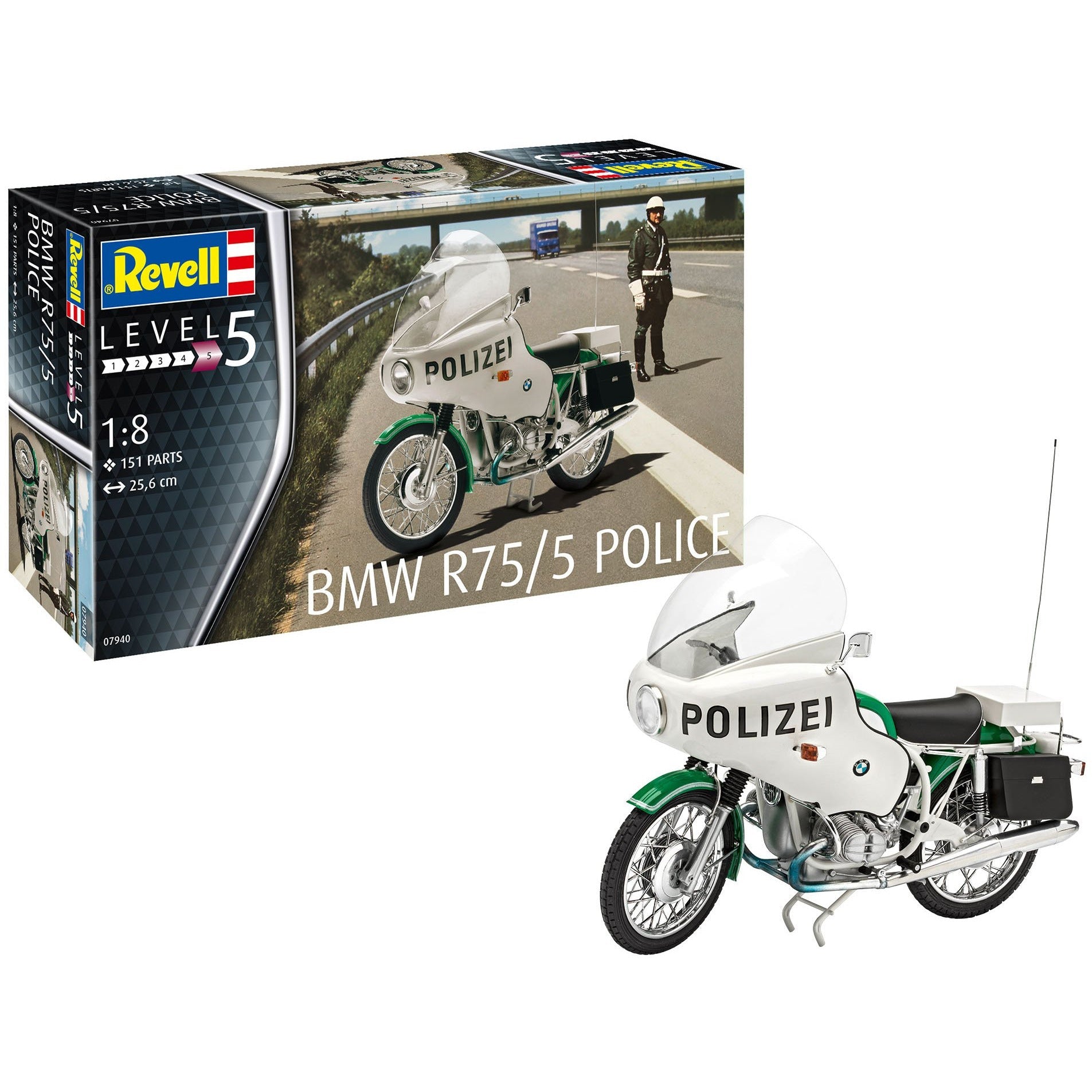 Revell of Germany 1/8 BMW R75/5 Police - Revell - ModelCars.com