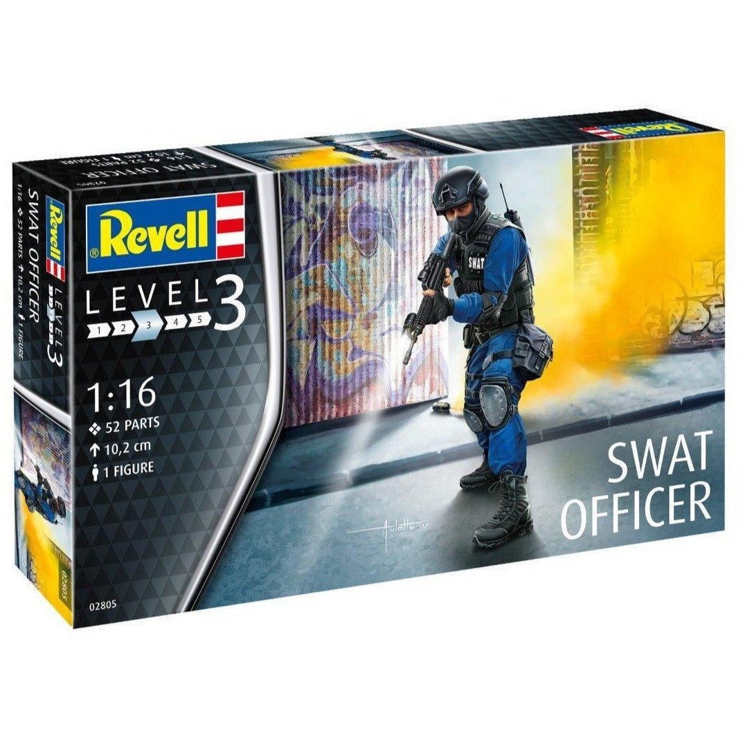 Revell of Germany 802805 1/16 Swat Officer-Revell-ModelCars.com