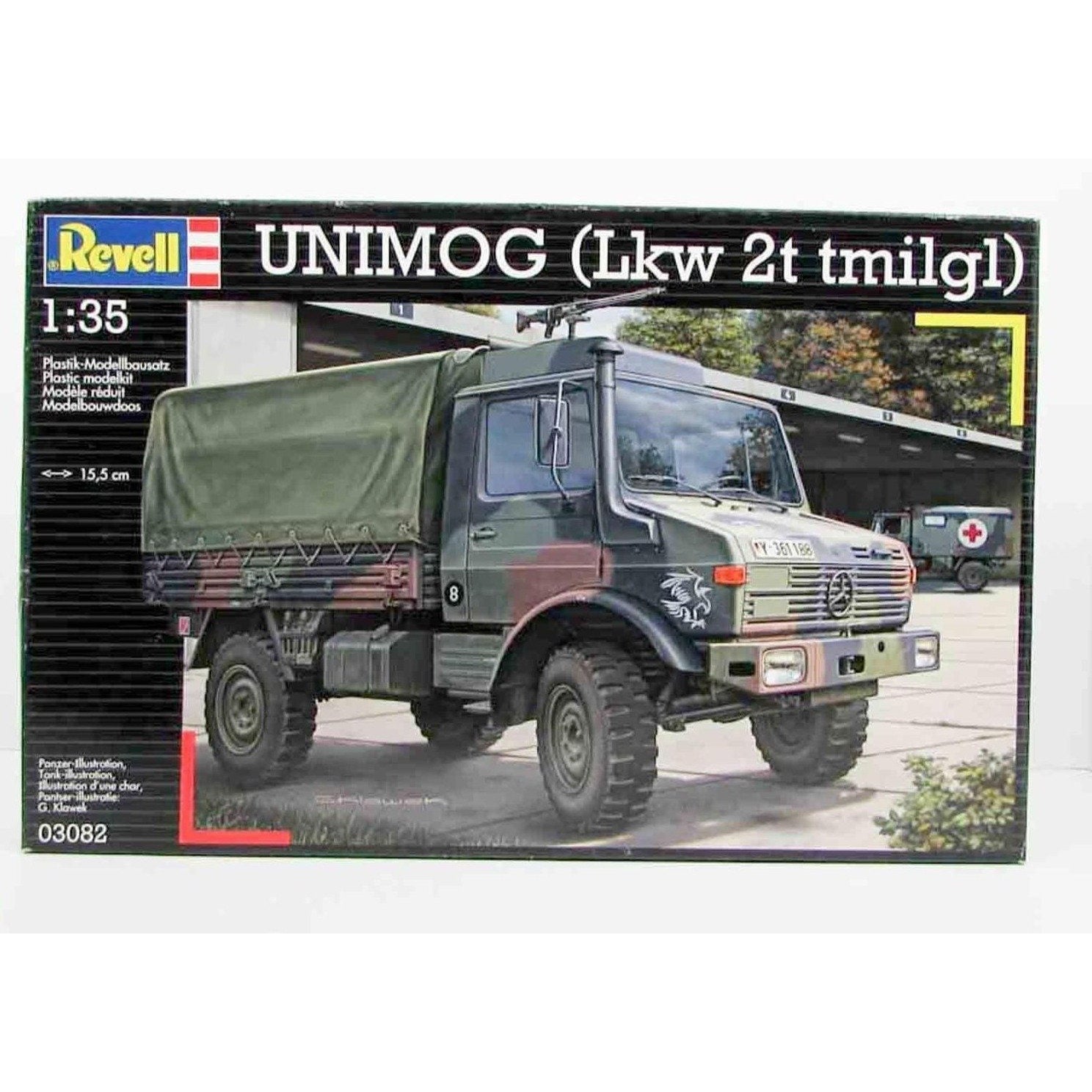Revell of Germany 803082 1/35 Unimog LKW 2T Model Kit - Revell - ModelCars.com