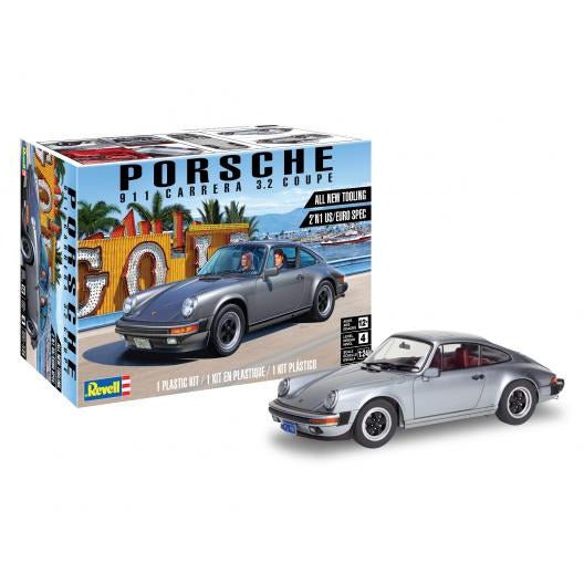 Revell Porsche 911 Carrera 3.2 Coupe 1/24 Scale Model Kit - Revell - ModelCars.com