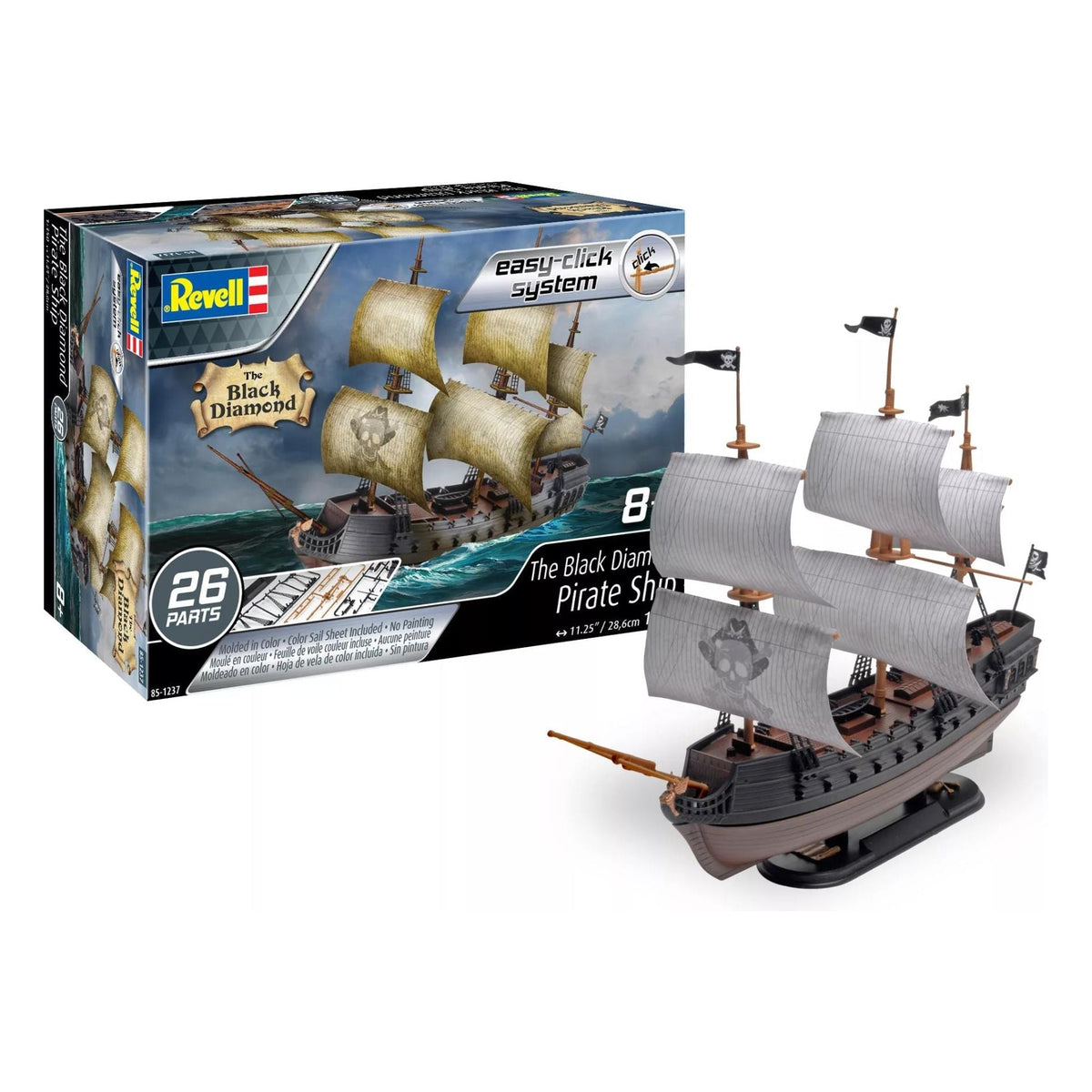 Revell The Black Diamond Pirate Ship-Revell-ModelCars.com