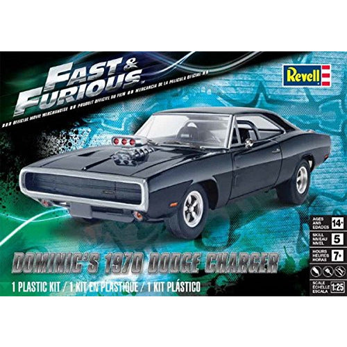 Revell Fast & Furious 1970 Dodge Charger 1:25 Scale Model Kit