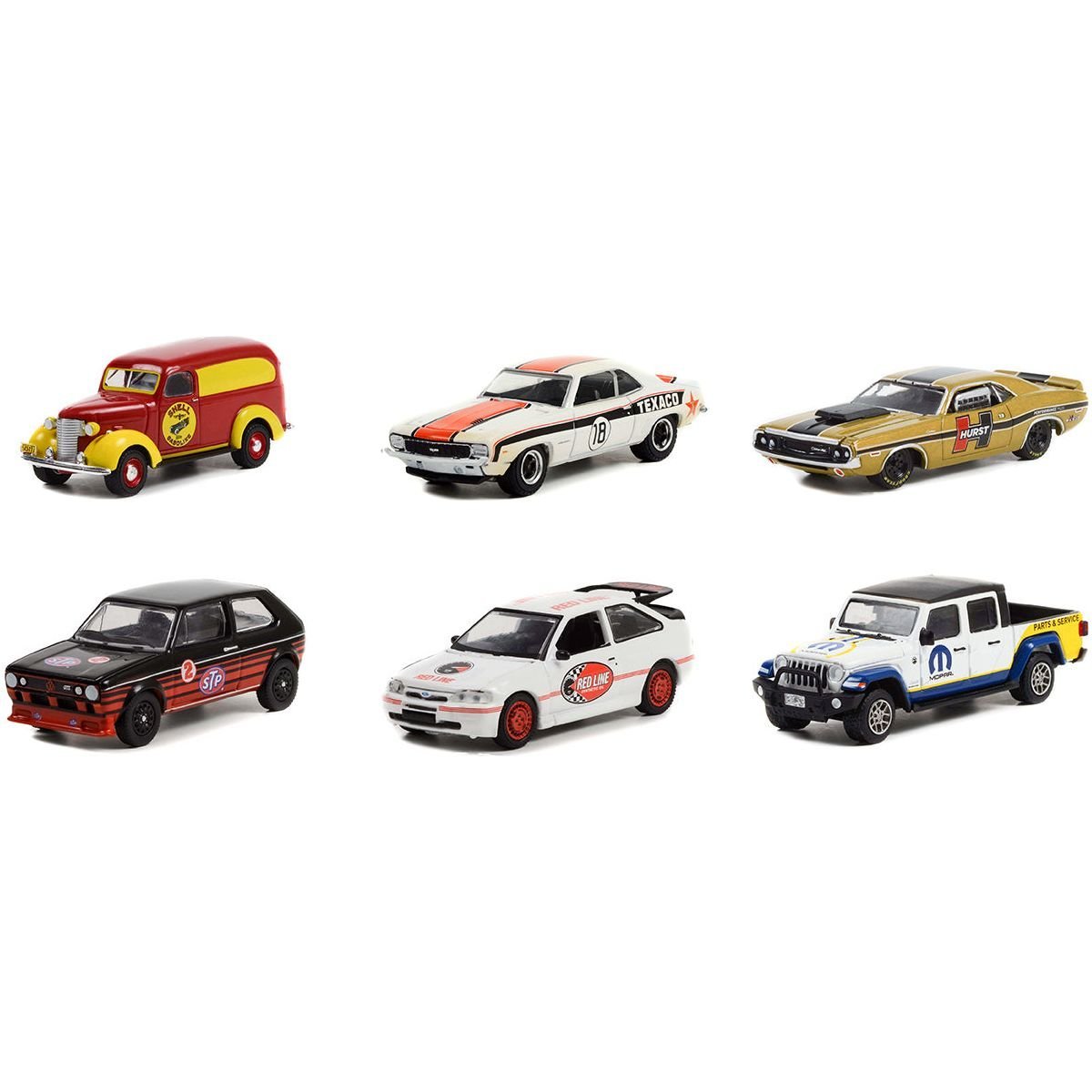 "Running on Empty" 6 piece Set Series 14 1/64 Diecast Model Cars by Greenlight-Greenlight-ModelCars.com