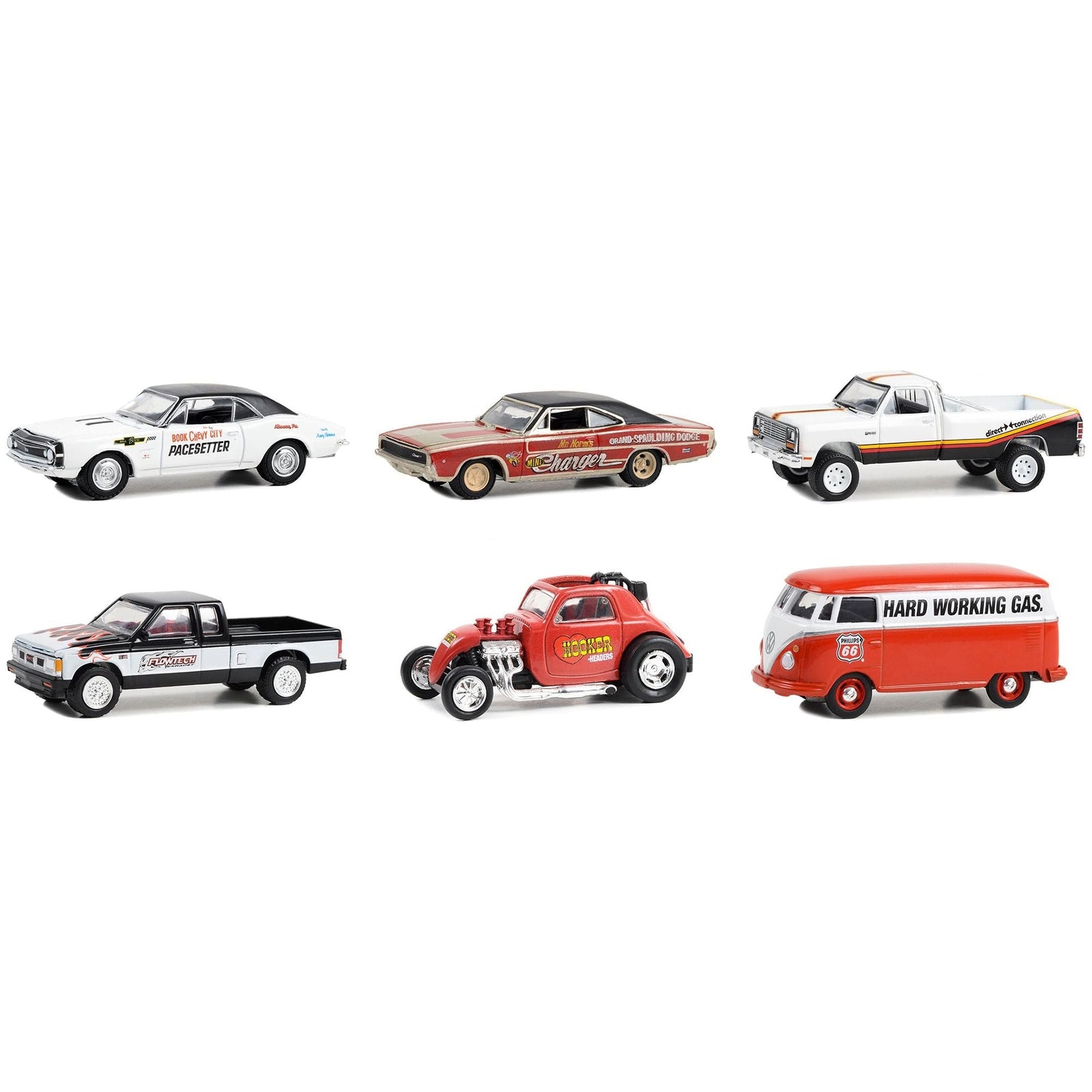"Running on Empty" 6 piece Set Series 16 1/64 Diecast Model Cars by Greenlight - Greenlight - ModelCars.com