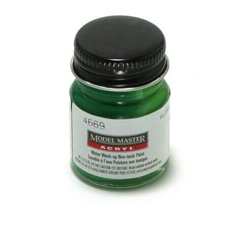 Testors Acrylic Paint Dark Pearl Green - Gloss