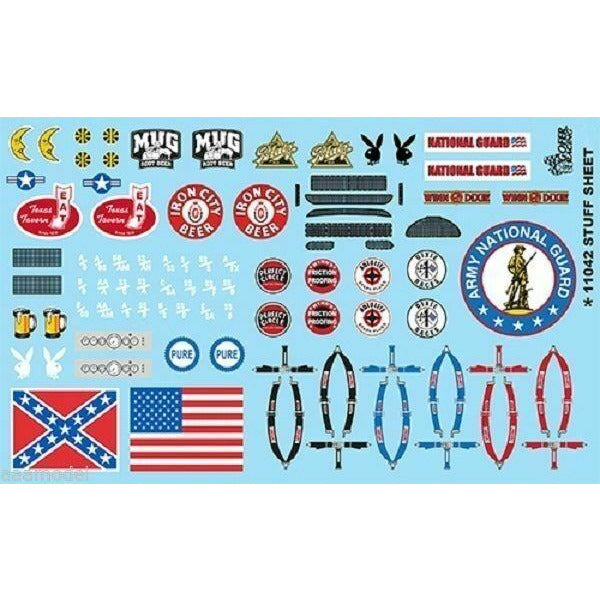 Gofer Racing 1/24-1/25 Graphic Stuff #4 Decal Sheet