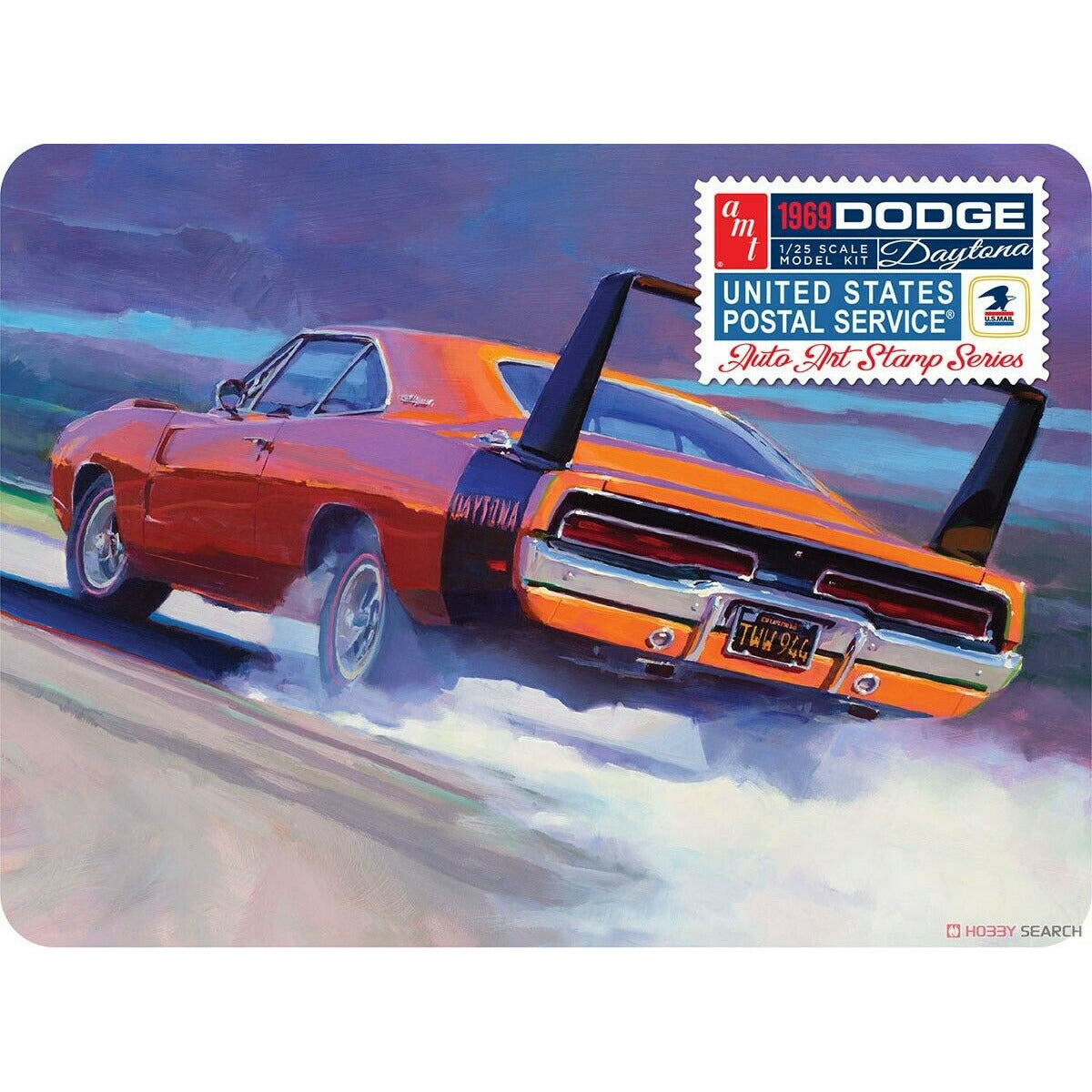 AMT 1/25 Autoart Stamp Series 1969 Dodge Charger Daytona