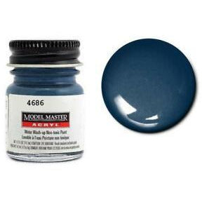 Testors Acrylic Paint Dark Sea Blue - Gloss