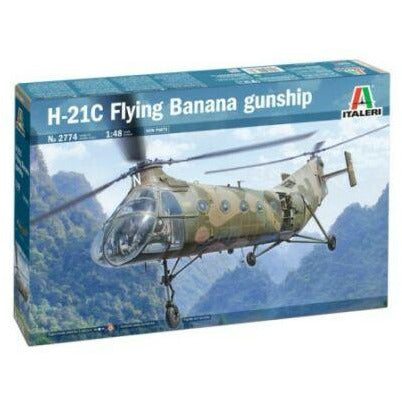 Italeri 1/48 Scale H-21C "Flying Banana" Gunship