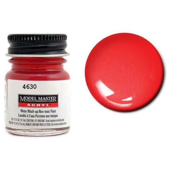Testors Acrylic Paint Transparent Red - Gloss