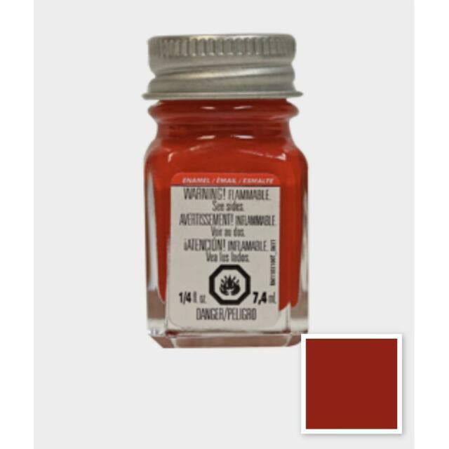 Testors ENAMEL PAINT Red - Gloss Paint Testors Default Title
