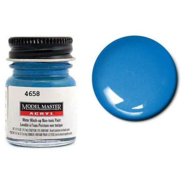 Testors Acrylic Paint Transparent Blue - Gloss