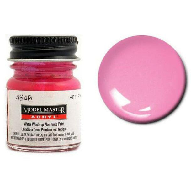 Testors Acrylic Paint Hot Pink Pearl - Gloss