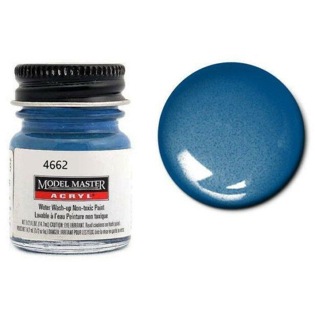 Testors Acrylic Paint Arctic Blue Metallic - Gloss