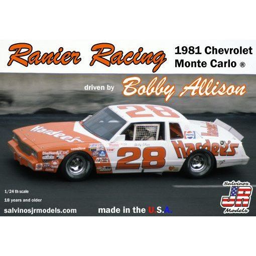 Salvinos JR 1/24 Ranier Racing 1981 Chevrolet Monte Carlo driven by Bobby Allison - Salvinos Jr - ModelCars.com