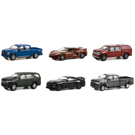 "Showroom Floor" Set of 6 Cars Series 2 1/64 Diecast Model Cars by Greenlight-Greenlight-ModelCars.com