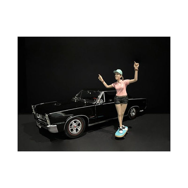 Skateboarder Figurine IV for 1/24 Scale Models by American Diorama-American Diorama-ModelCars.com