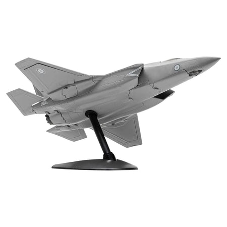 Skill 1 Model Kit F-35 Lightning II Snap Together Painted Plastic Model Airplane Kit by Airfix Quickbuild-Airfix-ModelCars.com