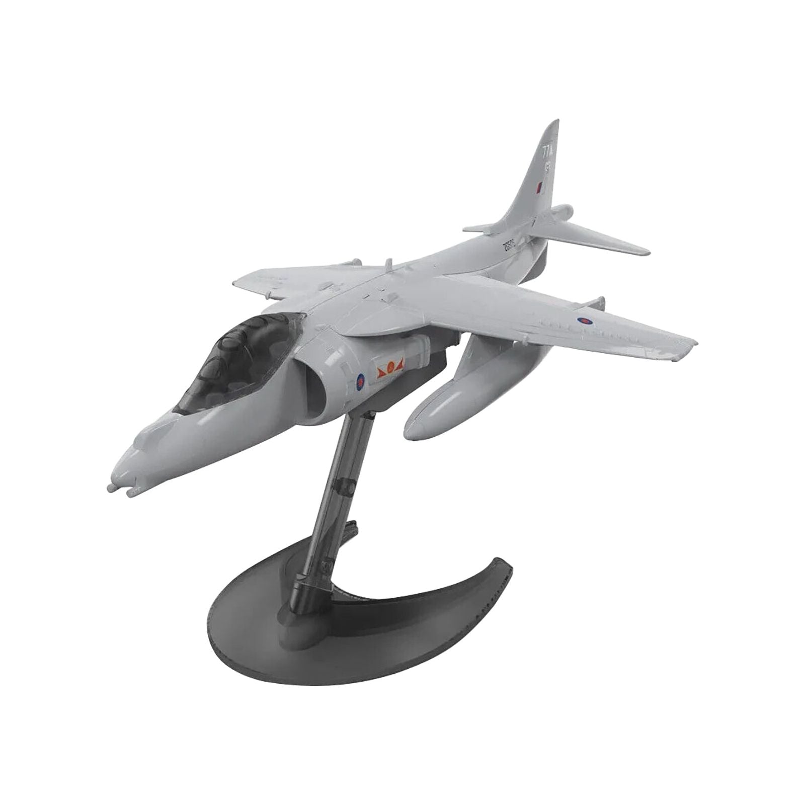 Skill 1 Model Kit Harrier Jump Jet Snap Together Painted Plastic Model Airplane Kit by Airfix Quickbuild - Airfix Quickbuild - ModelCars.com