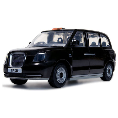 Skill 1 Model Kit London Taxi LEVC TX Black Snap Together Painted Plastic Model Car Kit by Airfix Quickbuild-Airfix-ModelCars.com