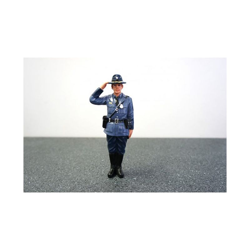 State Trooper Brian Figure For 1:24 Diecast Model Cars by American Diorama-American Diorama-ModelCars.com