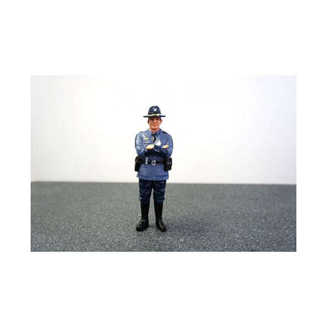 State Trooper Tim Figure For 1:18 Diecast Model Cars by American Diorama-American Diorama-ModelCars.com