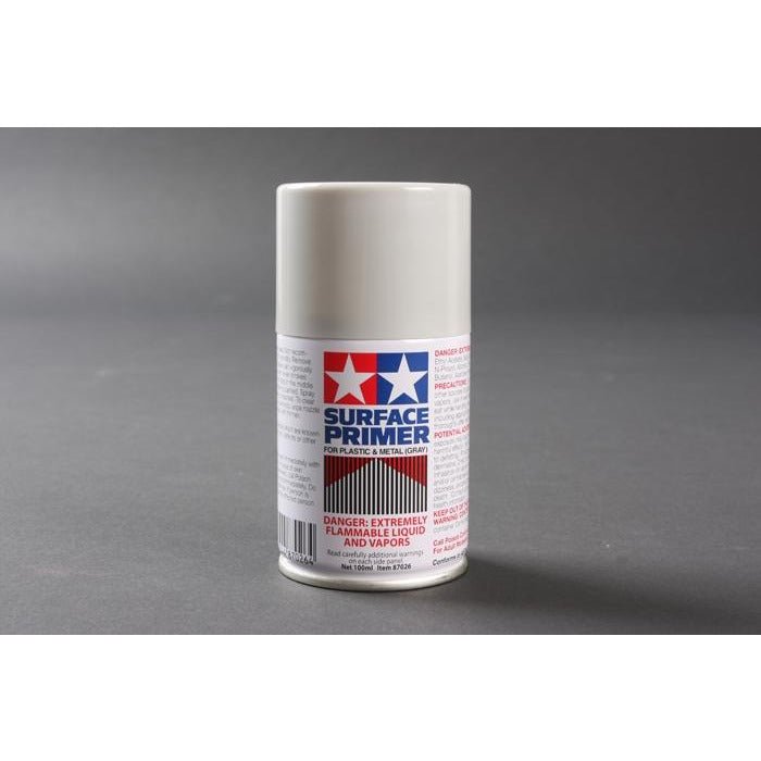 Surface Primer/Plastic Metal 100Ml Spray Can / Tamiya USA - Tamiya - ModelCars.com