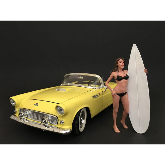 Surfer Casey Figure for 1/18 Scale Models by American Diorama-American Diorama-ModelCars.com