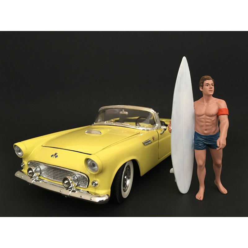 Surfer Greg Figure For 1:18 Scale Models by American Diorama - American Diorama - ModelCars.com