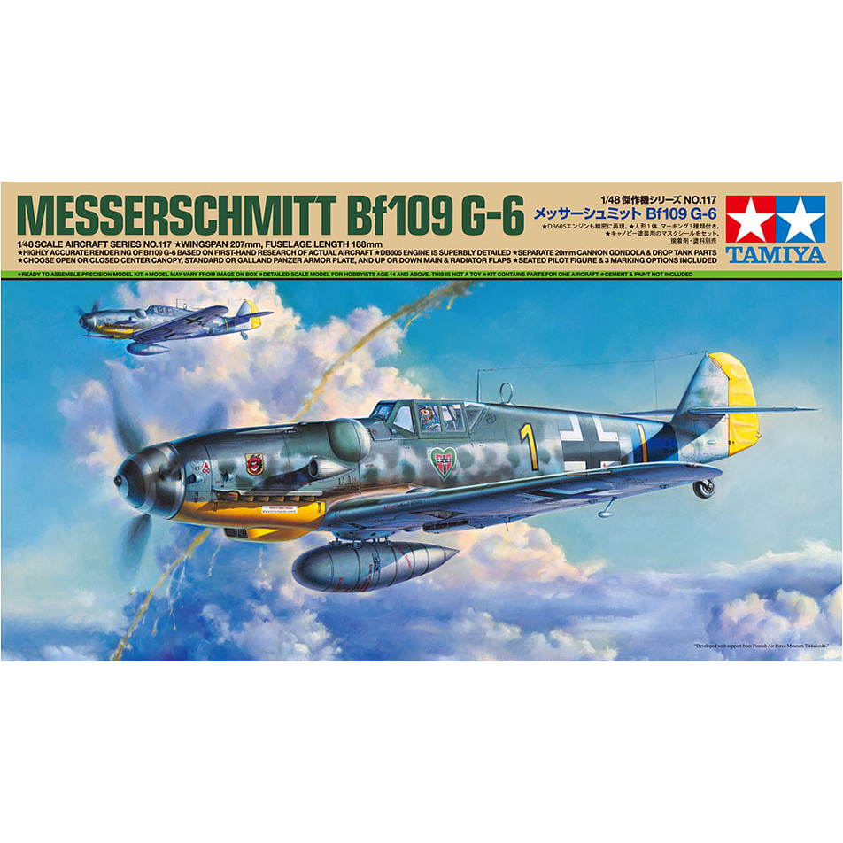 Tamiya 1/48 Scale Scale Messerschmitt Bf109 G-6