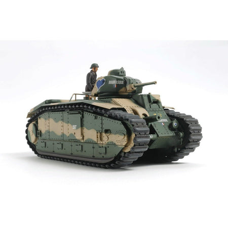 Tamiya 1/24 French Battle Tank B1 Bis-Tamiya-ModelCars.com