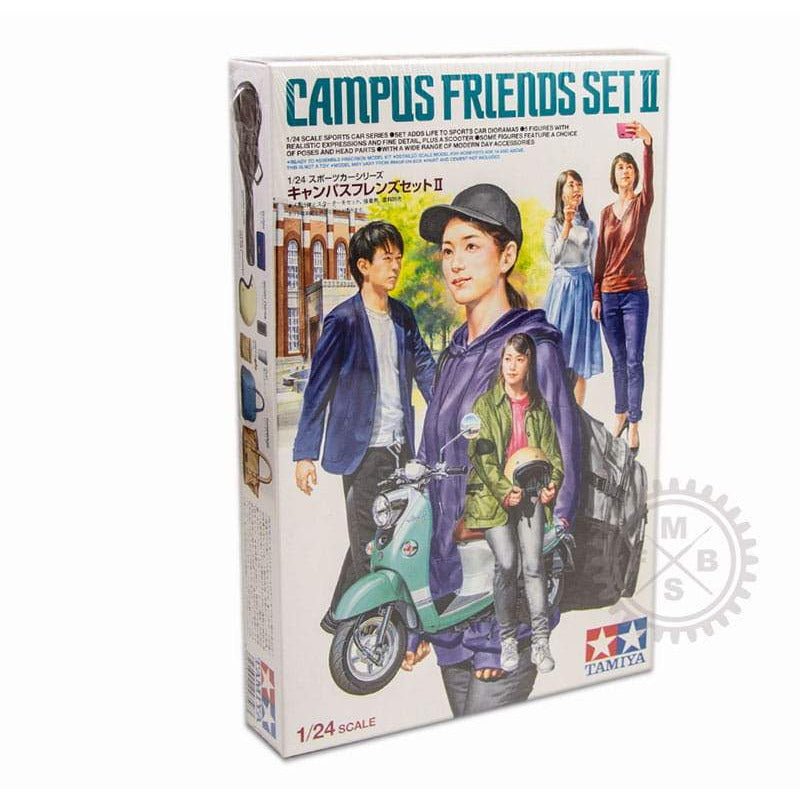 Tamiya 1/24 Scale Campus Friends Set II - Tamiya - ModelCars.com