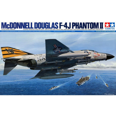 Tamiya 1/32 Scale McDonnell Douglas F - 4J Phantom II - Tamiya - ModelCars.com