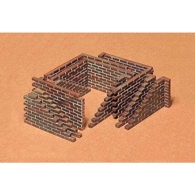Tamiya 1/35 BRICK WALL SET KIT - Tamiya - ModelCars.com