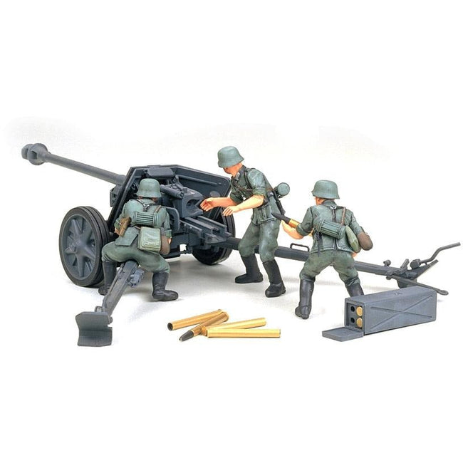 Tamiya 1/35 German 75MM anti Tank Gun Kit - Tamiya - ModelCars.com