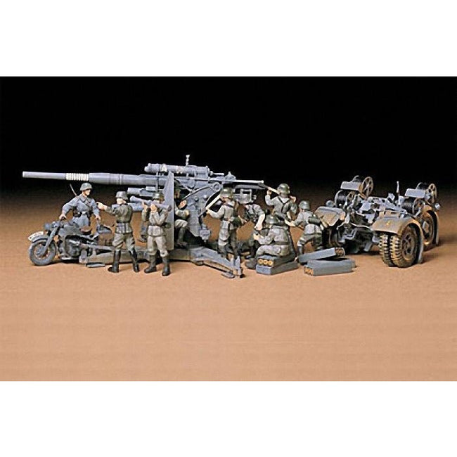 Tamiya 1/35 German 88MM Gun Flak 36.37 kit-Tamiya-ModelCars.com
