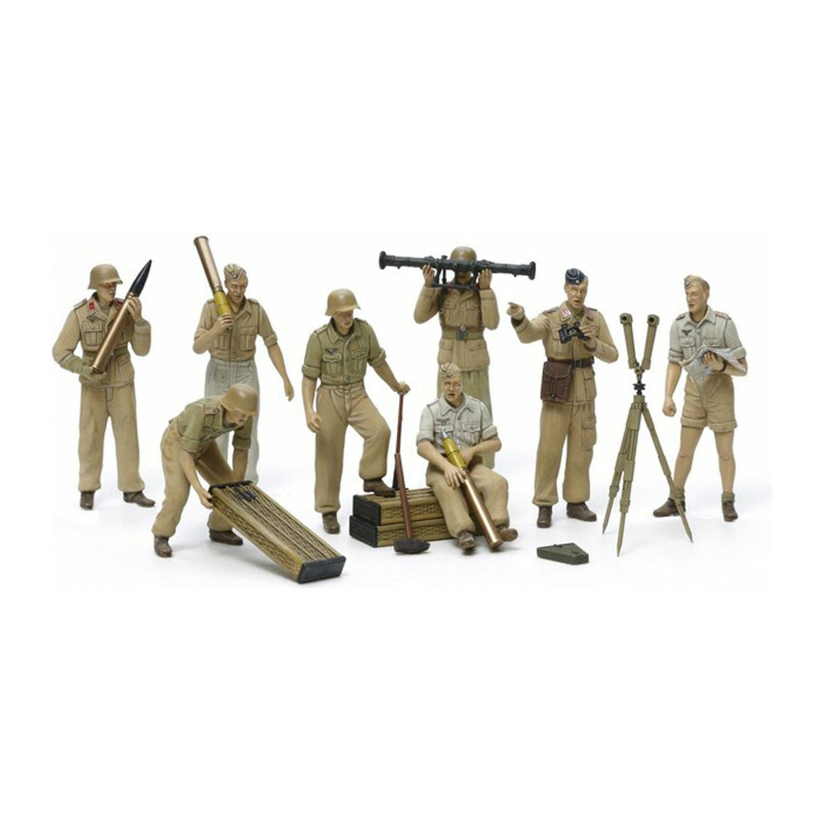 Tamiya 1/35 German Artillery Crew Set - Tamiya - ModelCars.com