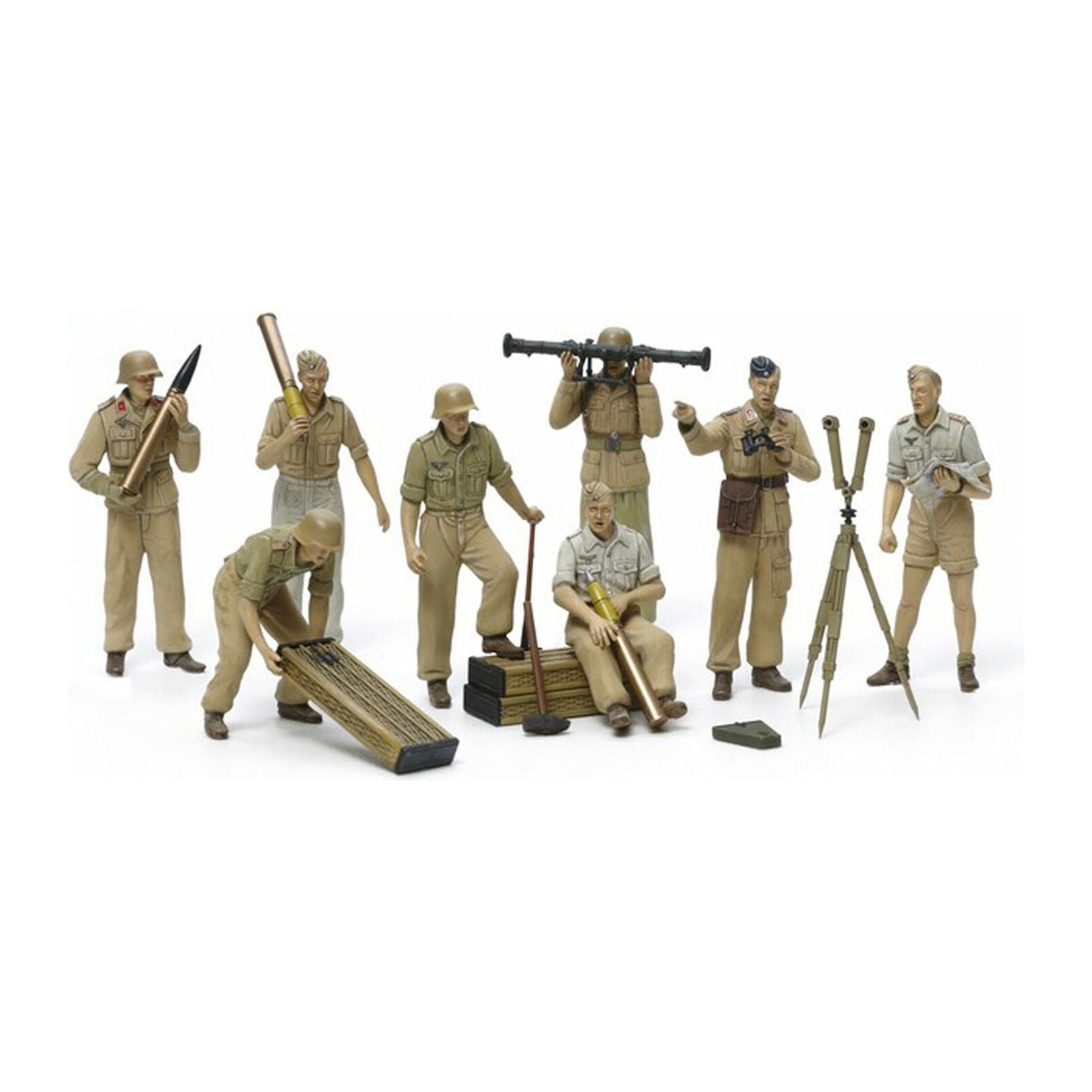 Tamiya 1/35 German Artillery Crew Set - Tamiya - ModelCars.com
