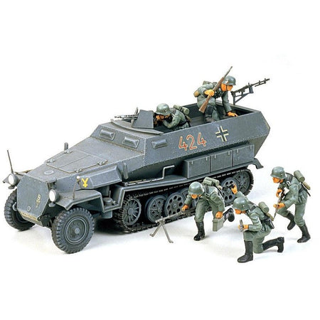 Tamiya 1/35 German Hanomag Sdkfz 251/1 Kit-Tamiya-ModelCars.com