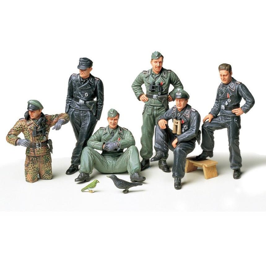 Tamiya 1/35 GERMAN TANK CREW AT REST - Tamiya - ModelCars.com