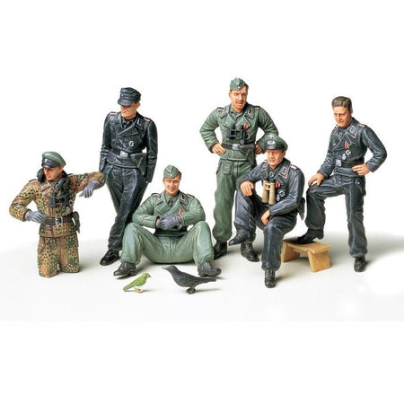 Tamiya 1/35 GERMAN TANK CREW AT REST - Tamiya - ModelCars.com
