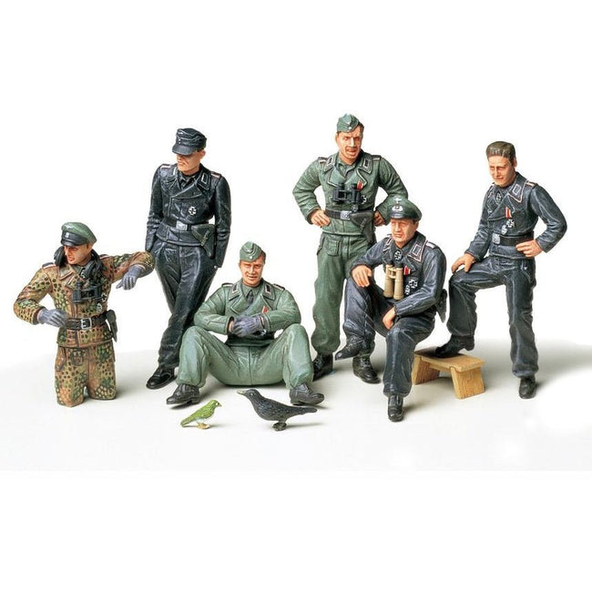 Tamiya 1/35 GERMAN TANK CREW AT REST - Tamiya - ModelCars.com