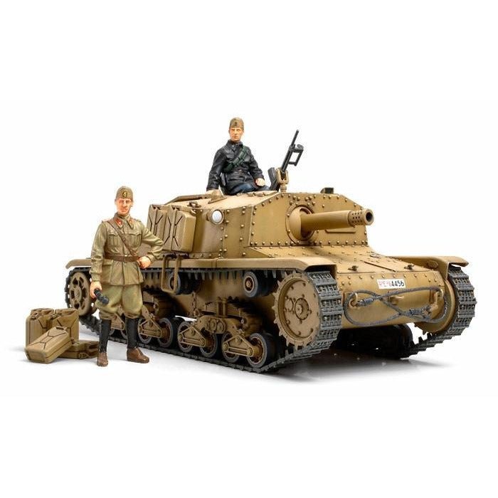 Tamiya 1/35 Italian Sp Gun Semovente M40-Tamiya-ModelCars.com